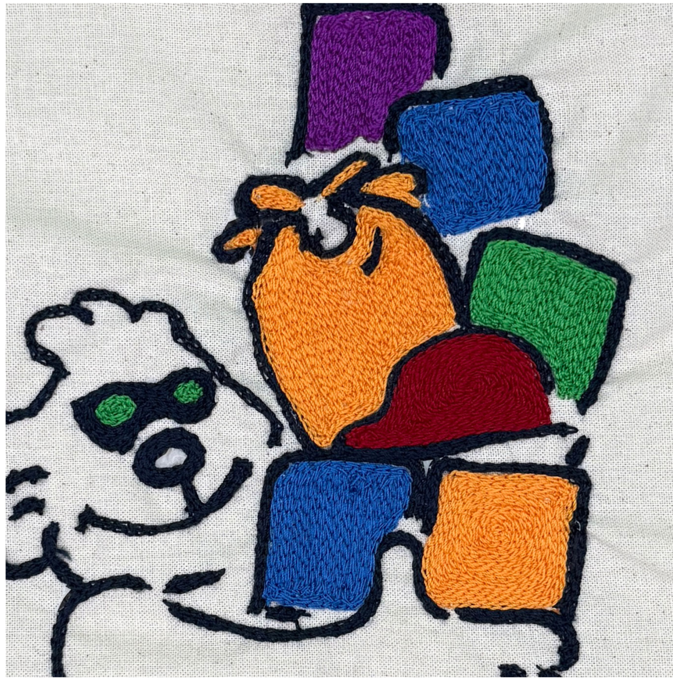 CHAIN-STITCH BAG JAZZ DOGG