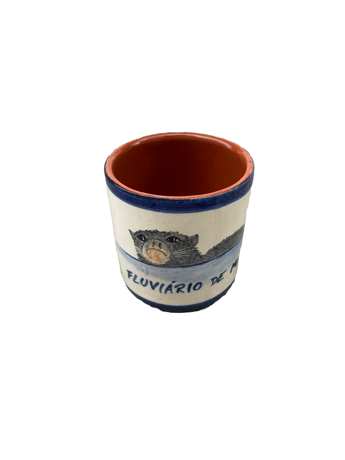 Ceramic cat cup