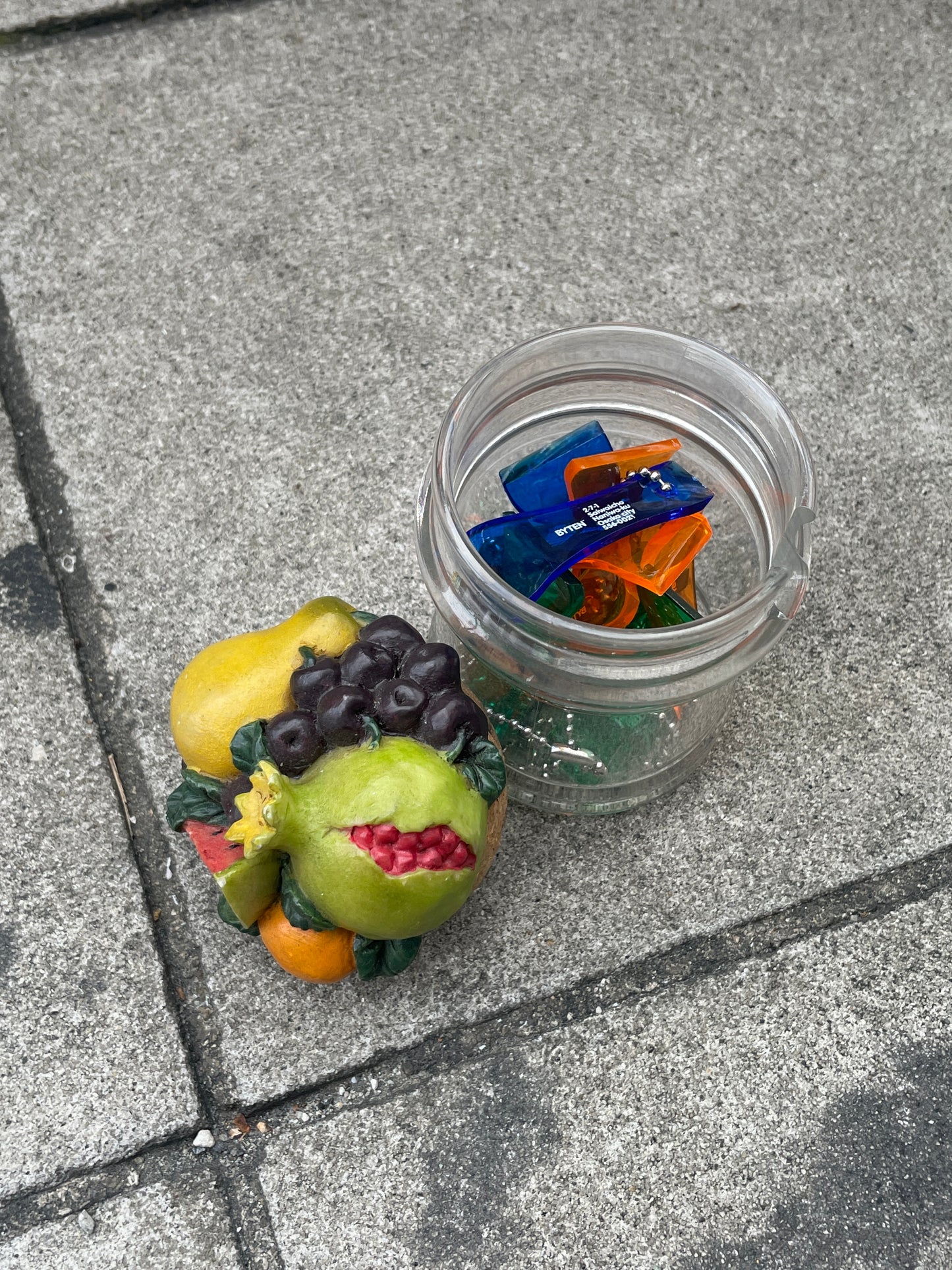 Fruit sugar jar